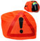 BEIMEIII Warndreieck Motorrad Helm Erste Hilfe Pannendreieck Motorrad Warndreieck Helmüberzug 46 * 43cm Motorradhelm Helmbeutel für Unfallsicherung Unfallstelle Gefahrenstellen Kennzeichnung (Orange)