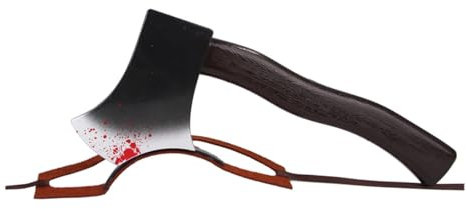 HIXNUG Bloody Axe Halloween Costume Pet Headband Pet Dress-Up Costumes Accessories Realistic Through Head Toys for Dogs Cats (Axe)