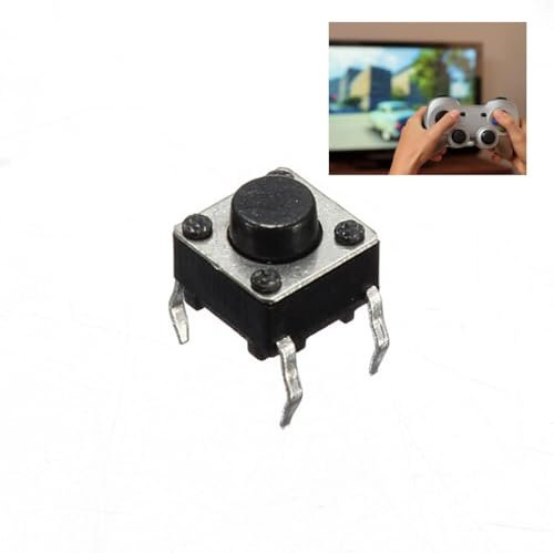 Tactile Tact Push Button Switch Micro Momentary Tact Switch 150Pcs Touch Pushbutton Switches for Breadboard Arduino PCB Electronic Circuit Board
