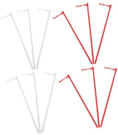 ANDRESLAD 12pièces Lot de Bâtons De Moulin à Vent Réutilisables pour DIY Jardin De Rechange Pratiques Et Faciles à Ranger