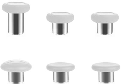 Baguettes de rechange pour manette Elite Series 2 Core - Accessoires de boutons métalliques pour manettes Elite Series 1 et 2 (blanc)
