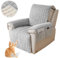 Housse Fauteuil 1 Place, Housse Canapé 1 Place avec Poches et Élastiques, Housse de Canapé Résistante aux Rayures et aux Taches, Housse Fauteuil Idéale pour Familles avec Enfants et Animaux (Gris)