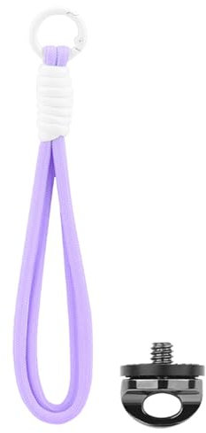 Dragonne de poignet pour DJI OSMO POCKET 3, sangle de poignet pour appareil photo X4/X3/X2 GO3/3S ACE Pro, violet, 15.5cm/6.1inch