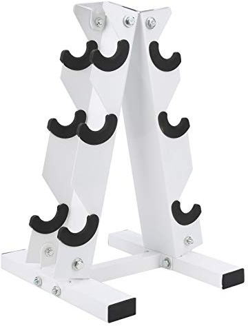 Hantel Ständer, eine Form Dumbbel Halter 3 Tier Organizer Stand ABS Kunststoff Slot für Hantel Schutz