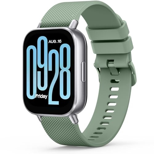 Wanme Armband Kompatibel mit Xiaomi Redmi Watch 5 Active/Redmi Watch 5 Lite Armbänder für Herren Damen, Weich Silikon Uhrenarmband, Wasserdichtes Sport Ersatzarmband, Olivgrün