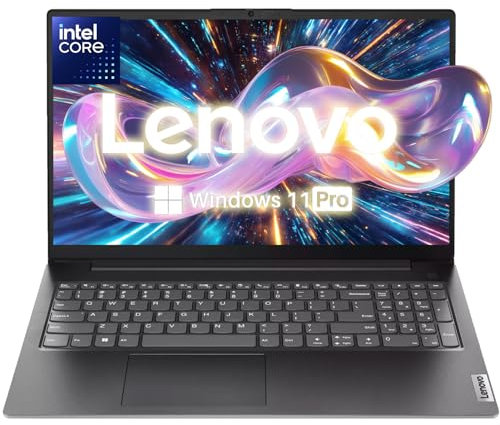 Lenovo Computer portatile V15 | 32 GB RAM | SSD da 2 TB | Processore Intel a 4 core | FHD da 15,6 pollici (1920 x 1080) | Ethernet RJ-45 | Durata militare | Batteria a lunga durata | Design leggero e