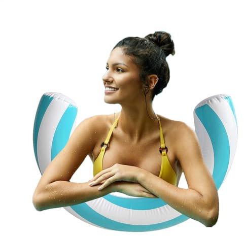 Piscina gonfiabile galleggiante, piscina gonfiabile con unicorno, galleggiante, galleggiante, spaghetto gonfiabile, giocattolo da spiaggia in PVC, per piscina domestica, giardino, piscina all'aperto