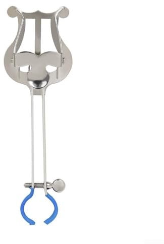 Leichter Notenständer aus Metall für Trompeten, Reisefreundliche Option (Silber)