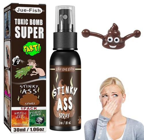 Spray Juguete Broma de Olor,Líquido Broma Pedo,Spray Broma Pedo,Espray de Pedos,Spray de Pedos,Líquido Pedos Extra Fuerte,Broma de Pedo Spray,Fart Spray,Spray Fetido,Juguete Broma Olor Adultos
