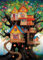 Puzzle 1200 Teile Erwachsene,Framed Baumhäuser Puzzles für Lernspiel Herausforderungsspielzeug 1200 Teile Puzzles für Erwachsene Kinder Geschenk Moderne Wohnkultur