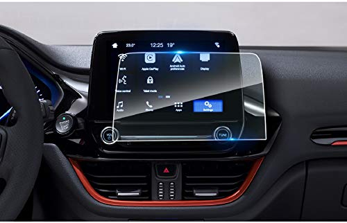 LFOTPP Ford Fiesta ST 8 Zoll Navigation Schutzfolie - Anti-Fingerprint Tempered Glas 9H Kratzfest Anti-Fingerprint Displayschutzfolie GPS Navi Folie