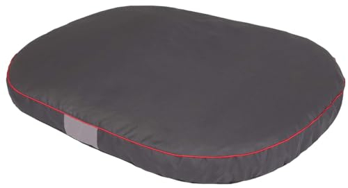 millybo OVAL Matratze Schlafplatz Hundebett Hundematte Hundekissen (3 Verschiedene Größen) (XL (108x85cm), Grau)