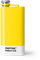 Pantone 16628 Yellow 012 Flachmann, Edelstahl mit Schraubverschluss, Rostfreier Stahl, gelb