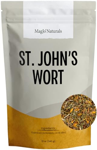 MagJo Naturals, St. John's Wort Herb (12 Ounce) Cut & Sifted