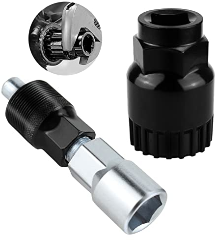 Fahrrad Innenlager Entferner Werkzeug 2skt Fahrrad Tretlager Innenlagerschlüssel 24 Mm Universal 20-Zahn-Tretlager Für Innenlager, 1/2 Steckverbindungen
