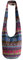 SunniMix Leinen Bags Geldbörsen Crossbody Umhängetasche Reißverschluss Hippie Tote Tourist Handtasche Hipster Bucket Bag für, Mehrfarbig