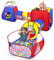 Opret 5 en 1 Pop Up Tente Tunnel Enfant, avec Piscine a Balle pour Bébé, Pliable Maison de Jeux Exterieur et Interieure pour Garçons Filles Cadeau de Noël d'anniversaire (sans balles)
