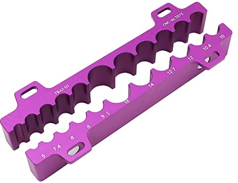 ANCLLO 1 Pcs Aluminum Alloy Bicycle Universal Table Vise Inserts Clamp Tool Jaw Vice Worktable Bench Multifunctio Fixtures Bike Size Hub MTB Fork Pedal - Purple