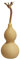 Baoblaze Gourd Getrocknete Kürbis-Wasserflasche Kalebasse Kürbisförmiger Anhänger Viel Glück Statue Natürliche Kürbisfigur für, 13-15cm