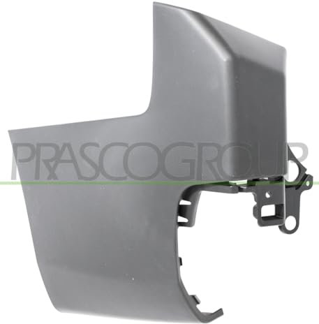 Rear Bumper Corner Left Black