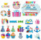 25pcs Birthday Cruise Door Decorations, Reusable Cute Fridge Magnets Funny Cruise Door Magnets Carnival Cruise Magnets for Refrigerator Ship Party