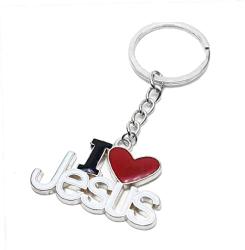 I Love Jesus Schlüsselanhänger Schlüsselanhänger Schlüsselanhänger Christliche Religiöse Konzepte Für Männer Für Männer Frauen Schön und praktisch