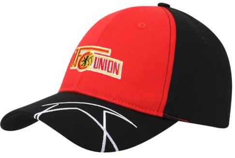 1. FC Union Berlin Cap, Basecap, Mütze schwarz/rot I Champions League 2023/2024 I Baumwolle/Polyester