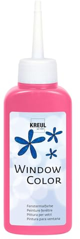 CREATIV DISCOUNT Window-Color-Farbe 80ml, Leucht-Pink