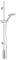 Duschstange mit LED-Beleuchtung, ABS, 94 cm, verchromt