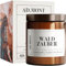 AD.MONT Waldzauber Duftkerze mit Sandelholz und Patchouli - Vegane Duftkerzen im Glas - 40h Brenndauer - Sojawachs Duftkerze im Glas - Scented Candle handmade in Italy- Premium Kerze im Glas, 185g