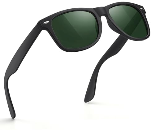 Glapeame Polarisiert-Sonnenbrille-Herren-Damen-Sonnenbrillen-Sunglasses-Men-Woman-Sonnenbrille Schwarz-UV400-Unisex-Retro-Vintage-Klassische-Polarisierte-Brille-Sportbrille-für Fahren-Camping,7