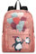 Reiserucksack mit Pinguin-Herz-Luftballons, leichter Rucksack, Schule, Büchertasche, Tagesrucksack für Erwachsene, Teenager, Studenten, Jungen, Mädchen, Pinguin-Herz-Ballons, One size