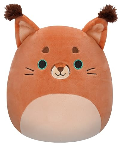Squishmallow Plüschtier Ferraz, die orangefarbene Karakalkatze 20 cm – Squishmallows Kuscheltiere