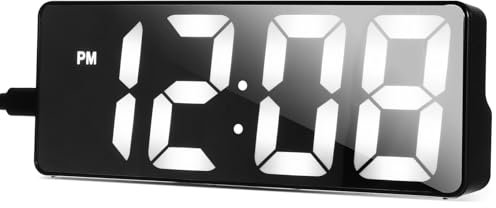 Luxshiny Digitaler -wecker Mit Großem Display Temperaturanzeige Mehrere Alarme Für Schlafzimmer Büro Und Wohnzimmer Kompakte Elektronische Uhr Mit Klarer Lesbarkeit