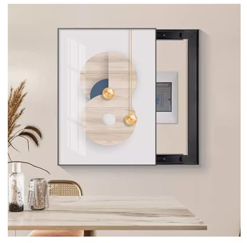 ZLYWE Zähler Verteilerkasten Verstecken Gemälde, Kreative Abnehmbare Zählerbox-Abdeckung, Innen Stromzähler Dekorative Elektrische Box Abdeckung, Wandbehang Malerei (45x55cm)