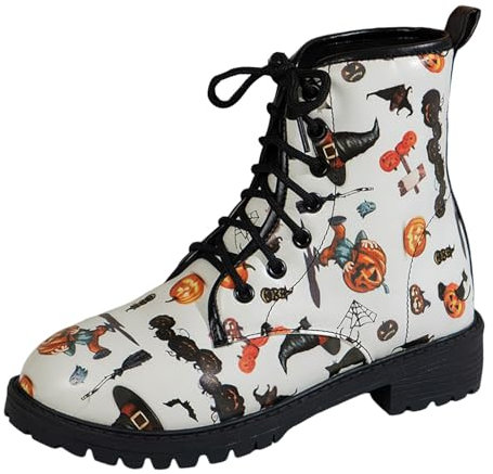 Stivaletti Donna con Tacco e Plateau Discoteca Stivali da Donna Estivi Alti Stivali Donna Estivi Traforati Stivali Alti Donna Stivali Texani Stivali Donna Tacco Basso Stivaletti Bimba