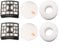Replacement Filters Set For SHARK AZ910UK NZ801UK AZ910UKT NZ801UKT Vacuum Cleaner, 2* Filters 2*Foam Filters 2* Felt Filters