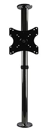 CAMEKIGZ 19-40 Zoll TV-Schwenkhalterung - LCD-TV 360 Grad drehbarer Bildschirm mit Bodenständer Trennwand Drehbares Regal TV-Schrank Schwenkfuß (Größe: 66-82CM)