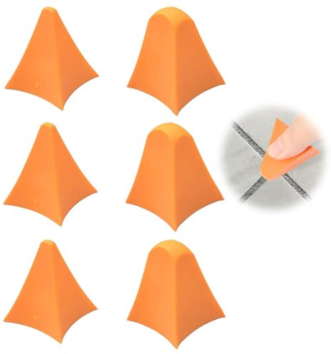 6 Stück Silicone Seam Tools,Silikon Abzieher,Silikonabzieher,Silikonnaht-Werkzeuge,Silicone Tool,That Silicone Tool,Silikonentferner Werkzeug,Silikonspachtel,für Küche Bad Esszimmer(Zwei Größen)