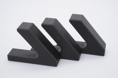 BF3D Solution 3er-Set Garderobenhaken für Momento/Denpanels Akustik Paneele - 13mm inkl. Schrauben und Dübel