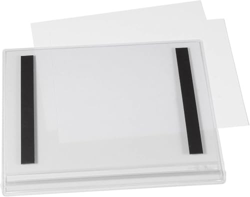 Durable Buste impermeabili magnetiche A5, 5 pezzi, trasparente, 505819 | Chiusura ermetica a pressione IPX5, per interni ed esterni, con due bande magnetiche, stabilizzatore UV, Made in Poland