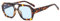 FveVqe Unisex Aviator Sunglasses Women, Classic Hexagonal Blue Lens Sunglasses for Driving Fishing Running Cycling