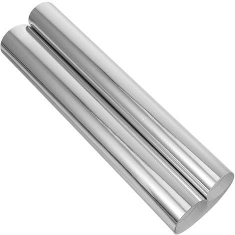 Angoily Pvc Vinylfolie Einfach Anzubringen Selbstklebende in Silber Reflektierende für Autos und Becher für Heimdekoration und Bastelprojekte