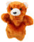 Kisangel Interaktive Puppenspielpuppe Handspielzeug für Party -Requisiten Plüschtier-Handpuppen Puppen Lernspielzeug Bär Tierpuppe PP Baumwolle Chocolate