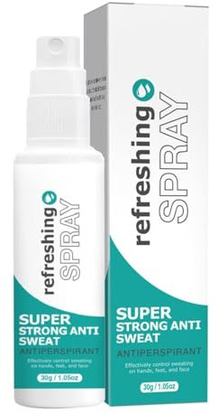 Antitranspirant Deo gegen starkes Schwitzen I Anti Schweiß Deo bei Hyperhidrose mit Langzeitschutz, Schwitzen am Kopf, schwitzige Hände, Achselschweiß I Antitranspirant für Damen & Herren (1)
