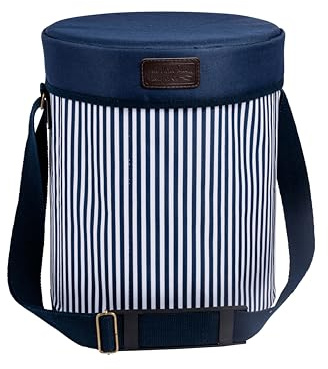 Three Rivers Seat Cooler, Navy and White, M