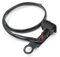 Ciieeo Interruptor de faro motocicleta manillar de moto Negro