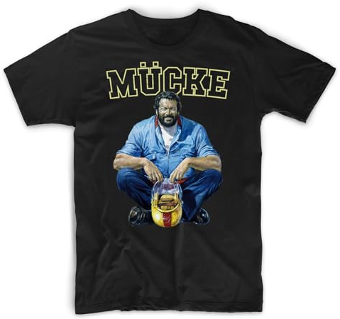Bud Spencer® - Mücke (Sie nannten ihn Mücke/Bulldozer) - T-Shirt (schwarz)