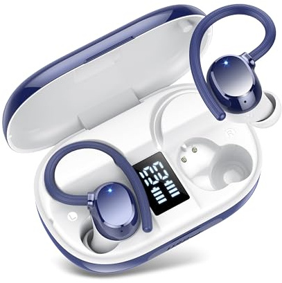 Kopfhörer Kabellos Bluetooth, 2026 Neue In Ear Kopfhörer Bluetooth 5.3 mit 4 ENC Noise Cancelling Mic, 128Std Earbuds, Kopfhörer Kabellos LED Anzeige, HiFi Stereo IP7 Wasserdicht Ohrhörer für Arbeit