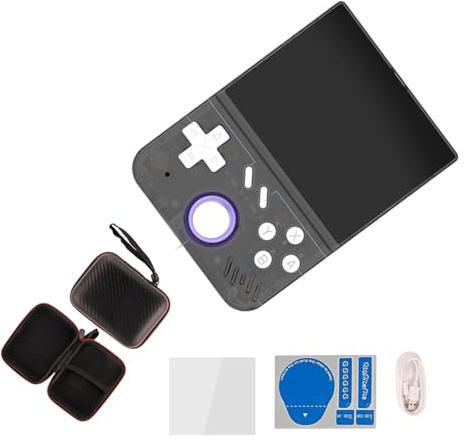 Retro Handheld Game Player Open Source OS 64GB Storage Leggero Design Portatile Display Digitale Misura per Viaggi Gaming Retro Console di Gioco per Viaggi per Viaggi
